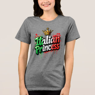 Camiseta Tri-Blend Princesa Italiana