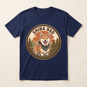 Camiseta Tri-blend Shiba Inu Dad Presente para P