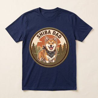Camiseta Tri-blend Shiba Inu Dad | Presente para P
