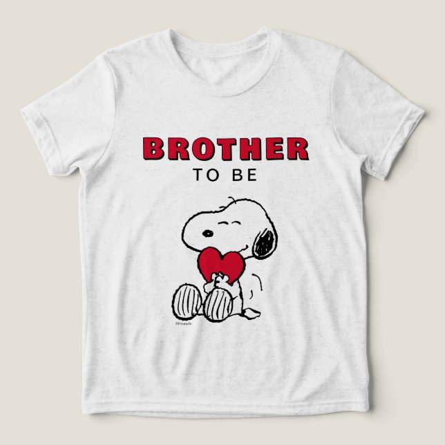 Camiseta Tri-Blend Snoopy | Pequeno Querido (Design frontal)