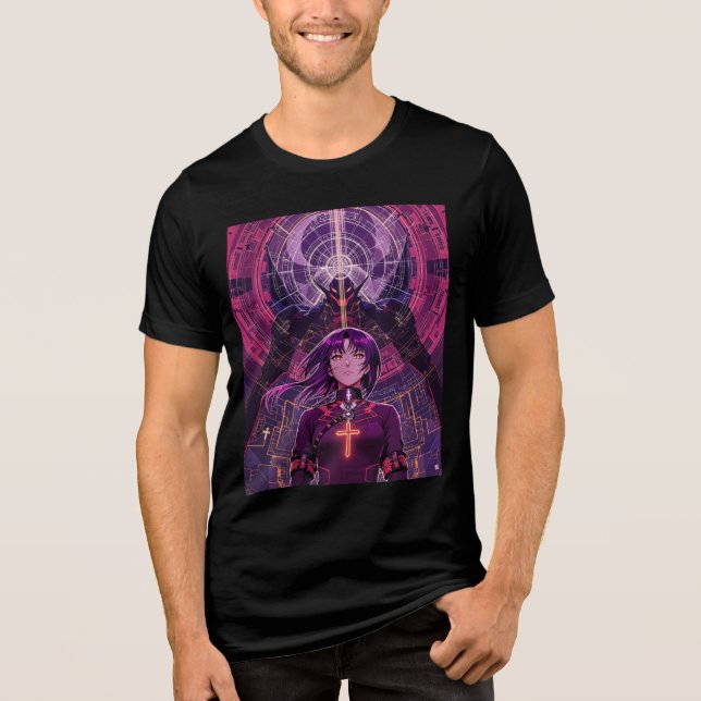 Camiseta Tri-Blend The Last of Us Anime Bella+Canv (Frente)