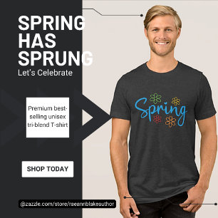 Camiseta Tri-Blend Unisex Celebre a Primavera