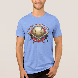 Camiseta Tri-Blend Vintage American Pastime de Bei