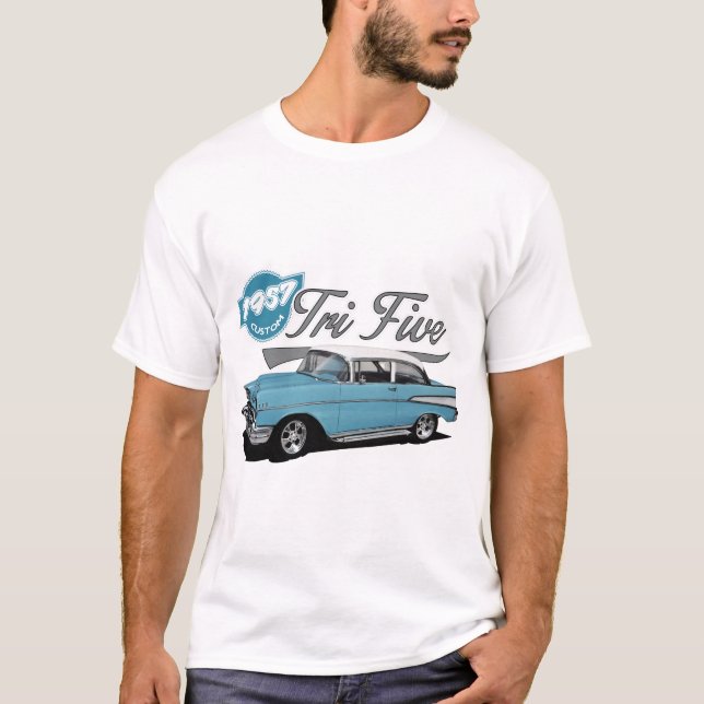 Camiseta Tri cinco azuis (Frente)