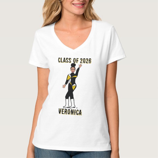 Camiseta Tri-Color Dancer Black White Silver #2 (Frente)