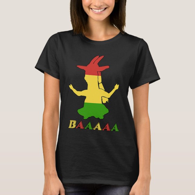 Camiseta Tri Color Rasta Goat (Frente)