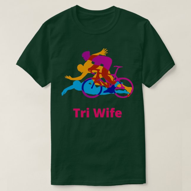 Camiseta Tri Wife (Frente do Design)