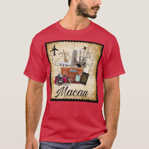 Camiseta Tria de Destino do Viagem de Souvenir Viagem de Ma