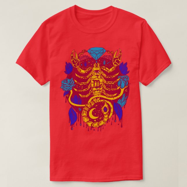Camiseta Triad Mystic Scorpio Zodiac (Frente do Design)