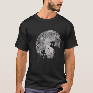 Camiseta Tríade de bruxas de Halloween e gatos pretos