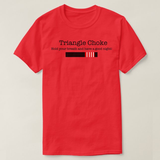 Camiseta Triangle choke BJJ (Frente do Design)