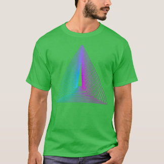 Camiseta triângulo abstrato color