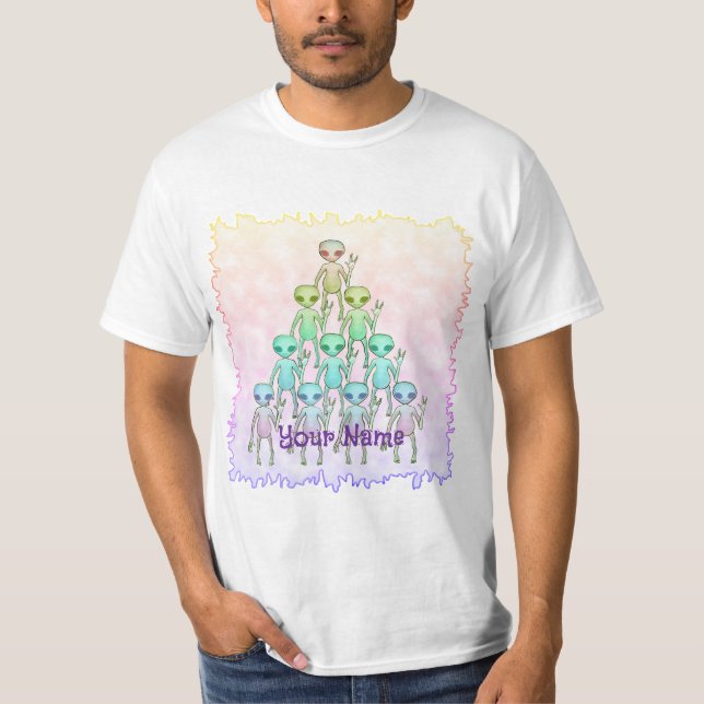 Camiseta Triângulo Alien (Frente)