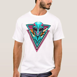 Camiseta triângulo alienígena