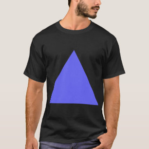 Camiseta Triângulo - Azul elétrico