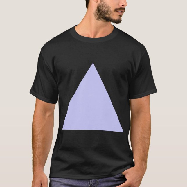 Camiseta Triângulo - Azul Pó (Frente)