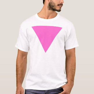 Camiseta Triângulo cor-de-rosa