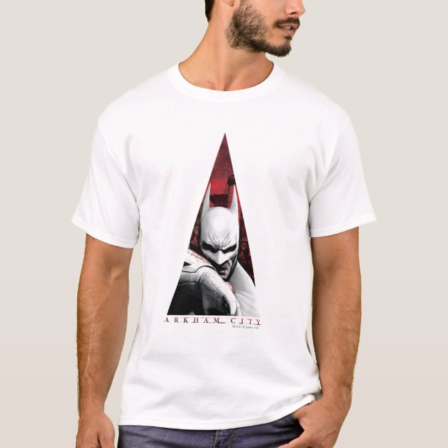 Camiseta Triângulo da Cidade de Arkham (Frente)