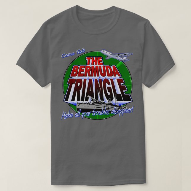 Camiseta Triângulo das Bermudas (Frente do Design)