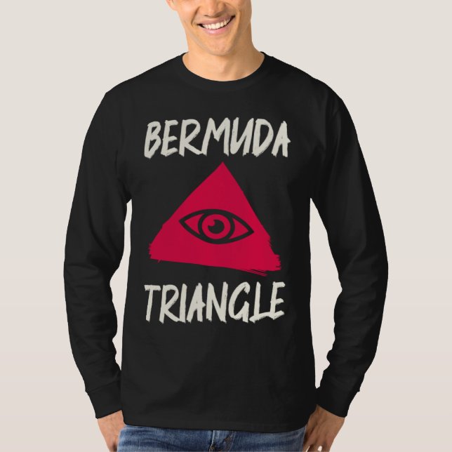 Camiseta Triângulo das Bermudas Pesquisa Oceano Triângulo d (Frente)
