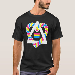 Camiseta Triângulo de Sinalizador Pansexual Oração LGBT Org