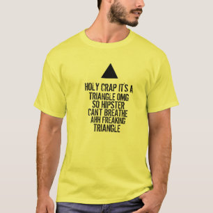 Camiseta Triângulo do Hipster OMG