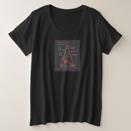 Camiseta Triângulo do ouro e números Fibre