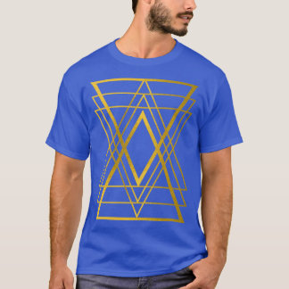 Camiseta Triângulo Dourado