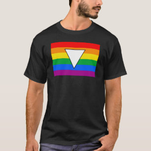 Camiseta Triângulo LGBTQ+ e Orgulho Arco-Íris