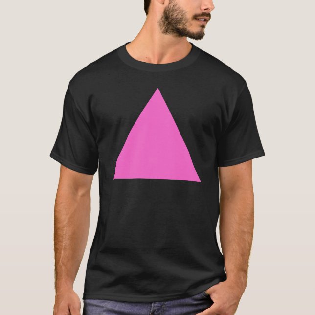 Camiseta Triângulo Rosa (Frente)