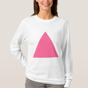 Camiseta Triângulo - Rosa Profundo