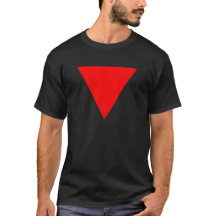 Camiseta Triângulo Seta Vermelha