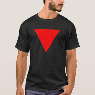 Camiseta Triângulo Seta Vermelha