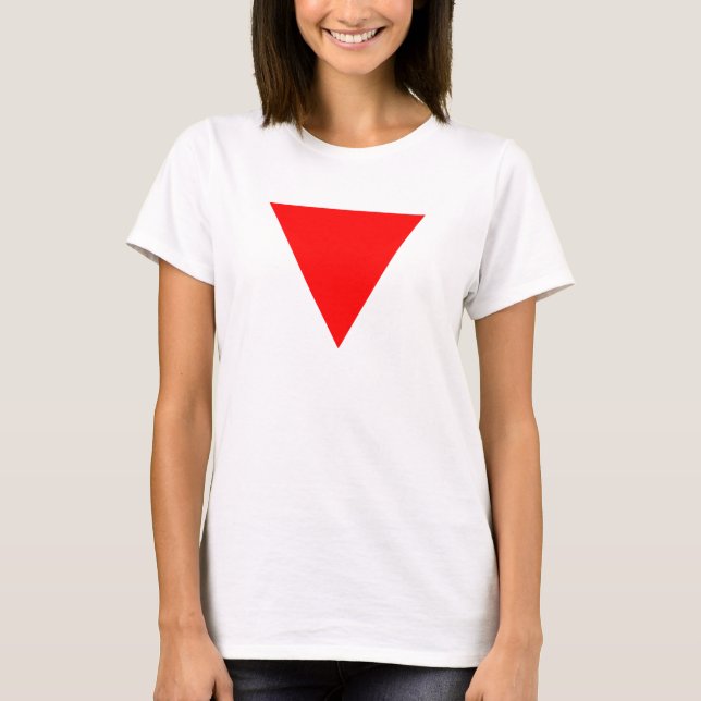 Camiseta Triângulo Seta Vermelha (Frente)