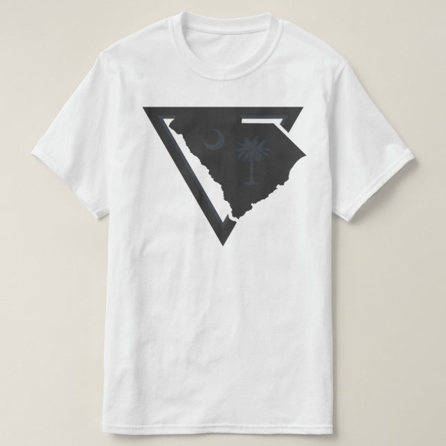 Camiseta triângulo sul da carolina (Frente do Design)