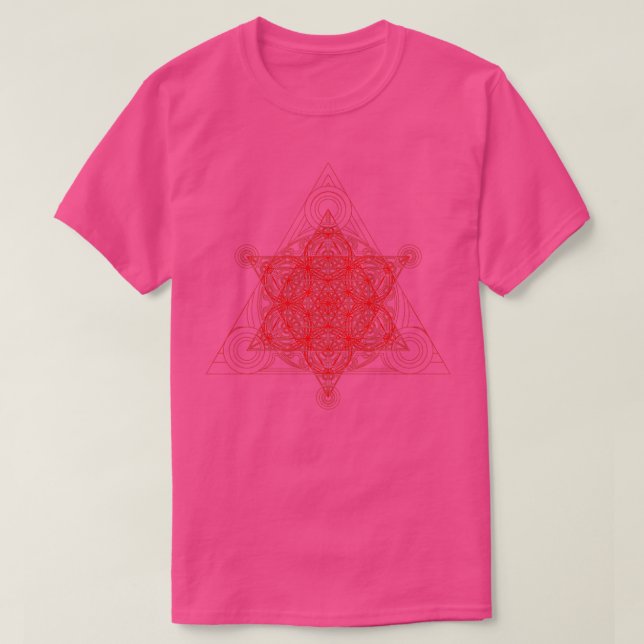 Camiseta Triângulo Superpirâmide Vermelho (Frente do Design)