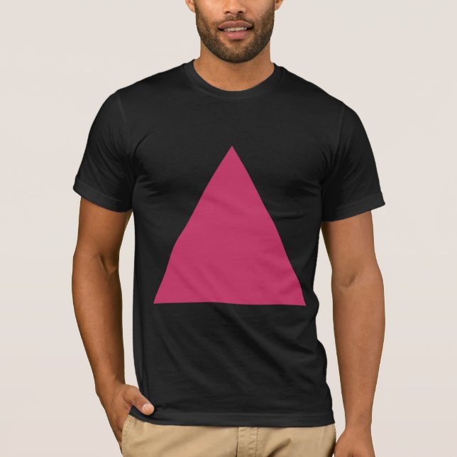 Camiseta Triângulo - Vermelho Regal (Frente)