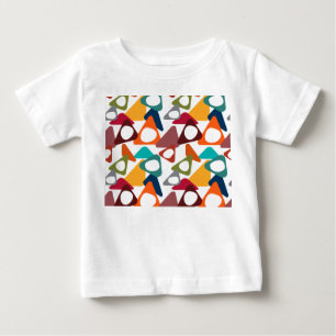 Camiseta Triângulos Arredondados