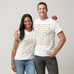 Camiseta Triângulos Coloridos