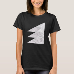 Camiseta Triângulos Geométricos Sobreposição Formas Geometr