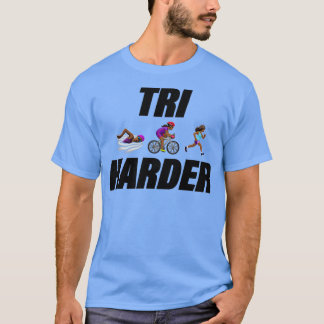 Camiseta Triathletes tri harder 2