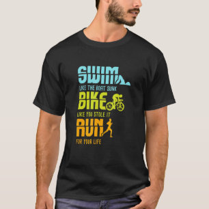 Camiseta Triathlon Competitor I Triathlete I Natação Bike R