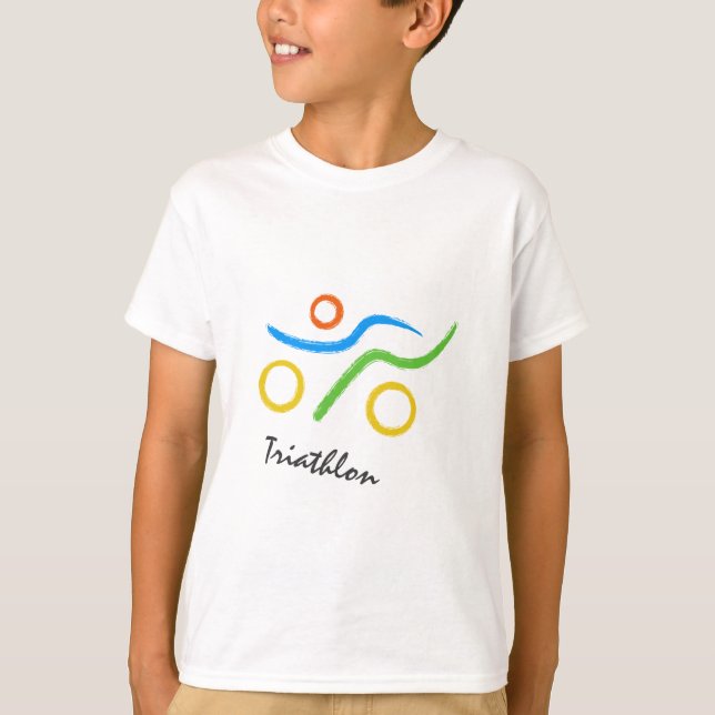 Camiseta Triathlon legal e design único (Frente)