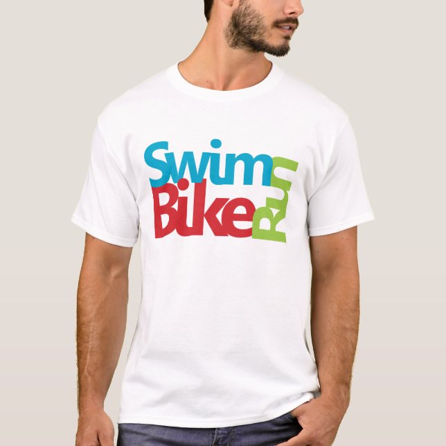 Camiseta Triathlon legal e design único (Frente)