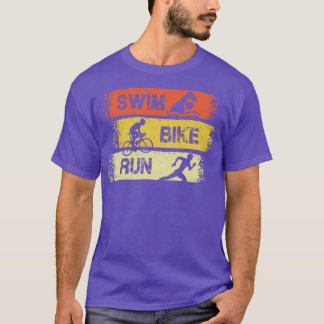 Camiseta Triathlon Natação Bike Run