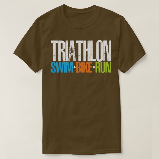 Camiseta Triathlon Natação Bike Run 21 (Frente do Design)