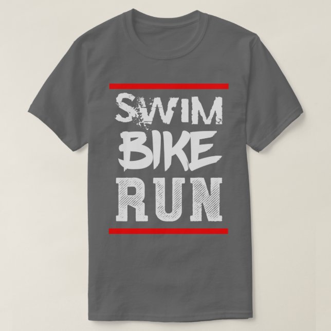 Camiseta Triathlon Natação Bike Run 5 (Frente do Design)