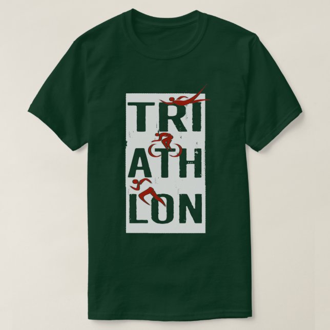 Camiseta Triathlon Natação Bike Run 62 (Frente do Design)