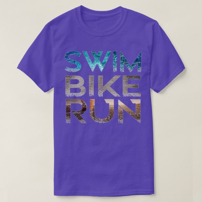 Camiseta Triathlon Natação Bike Run 7 (Frente do Design)