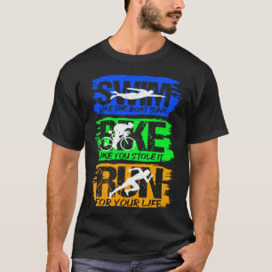 Camiseta Triathlon Natação Bike Run Malhação Sports Athlete